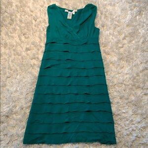 Green layered dress 👗